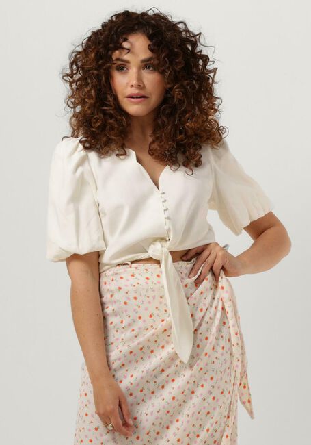 Witte Y.A.S. Blouses YASHILL 2/4 SHORT SHIRT - large