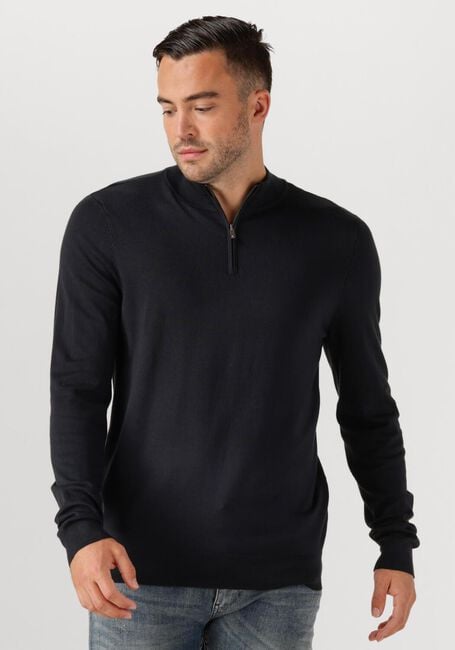 PURE PATH ESSENTIAL KNITWEAR HALFZIP SWEATER - large