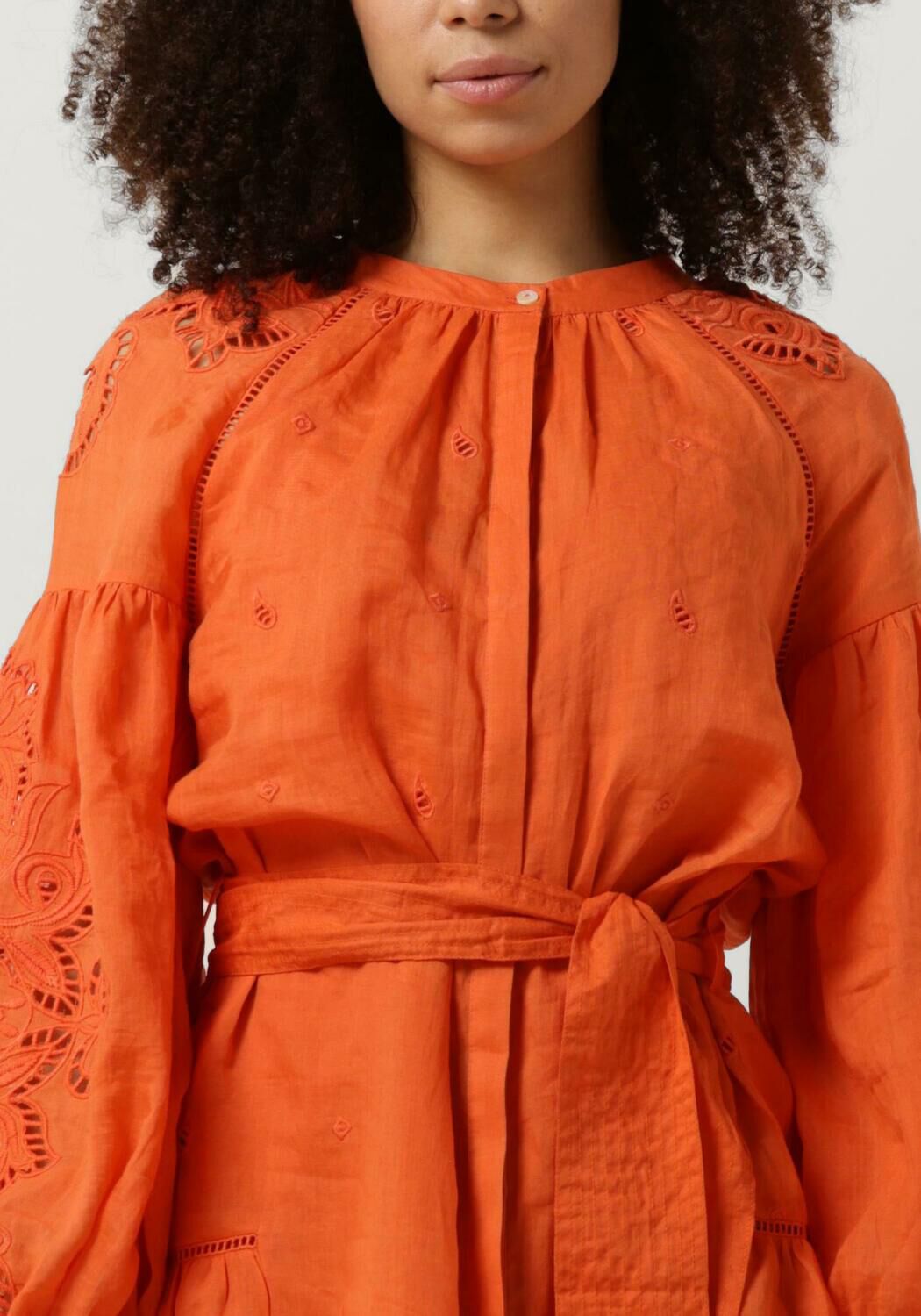 SCARLETT POPPIES Dames Jurken Sunshine Babe Short Oranje