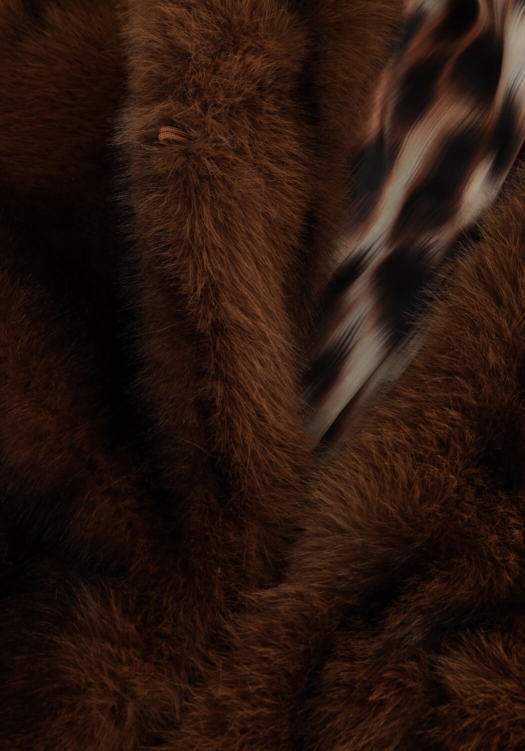 Bruine SILVIAN HEACH Faux fur jas GPA24104PL - large