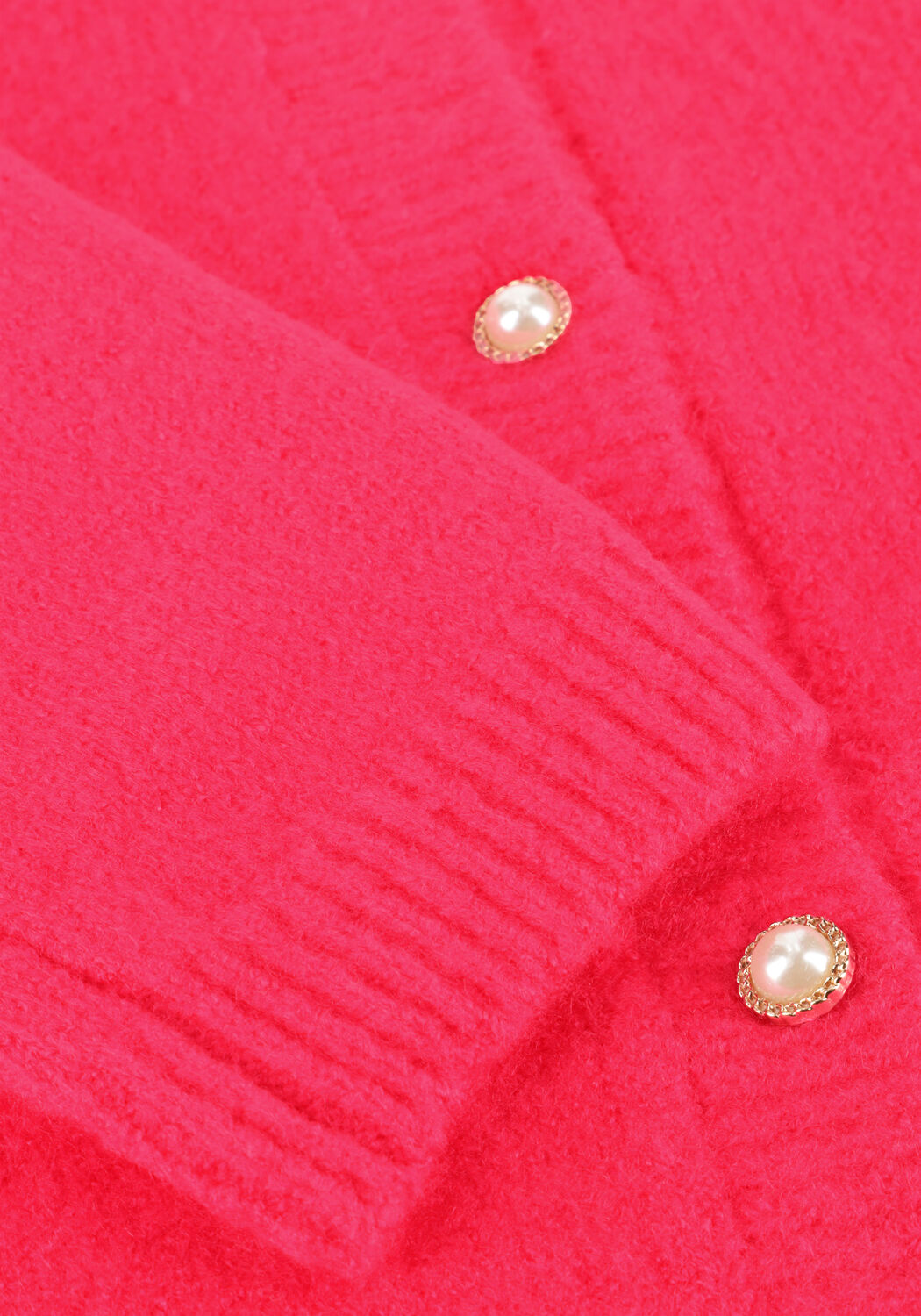 Fuchsia MOODSTREET Vest VIVA KNITTED CARDIGAN - large