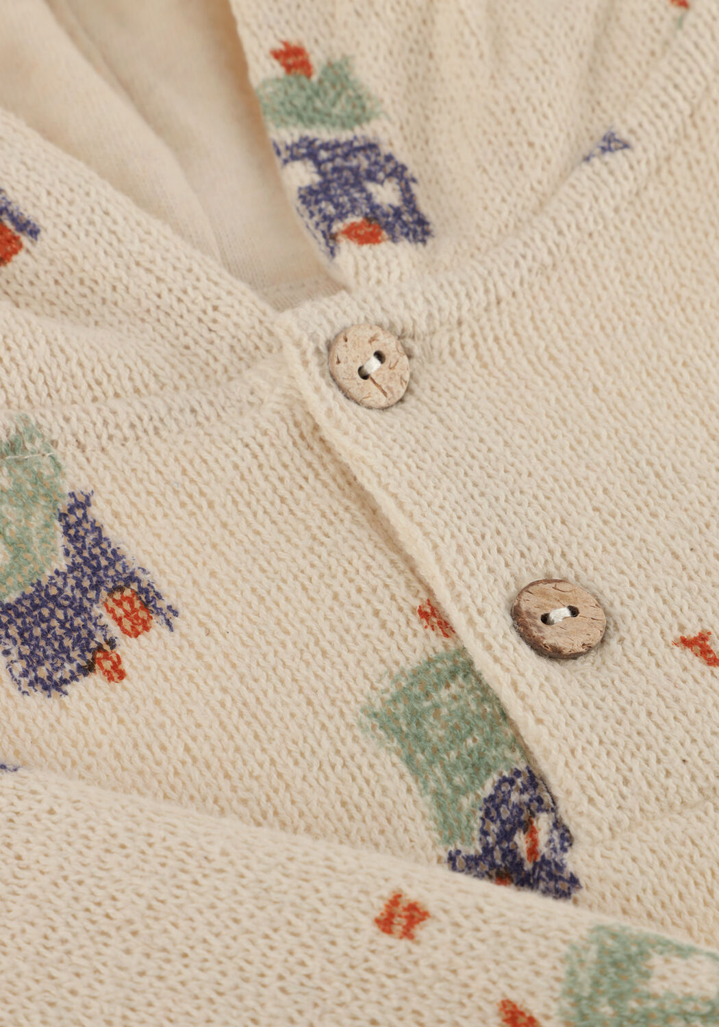 Ecru PLAY UP Trui PRINTED JERSEY SWEATER B - large