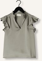 Groene NEO NOIR Top STELLA HEAVY SATEEN BLOUSE Groene NEO NOIR Top STELLA HEAVY SATEEN BLOUSE - medium