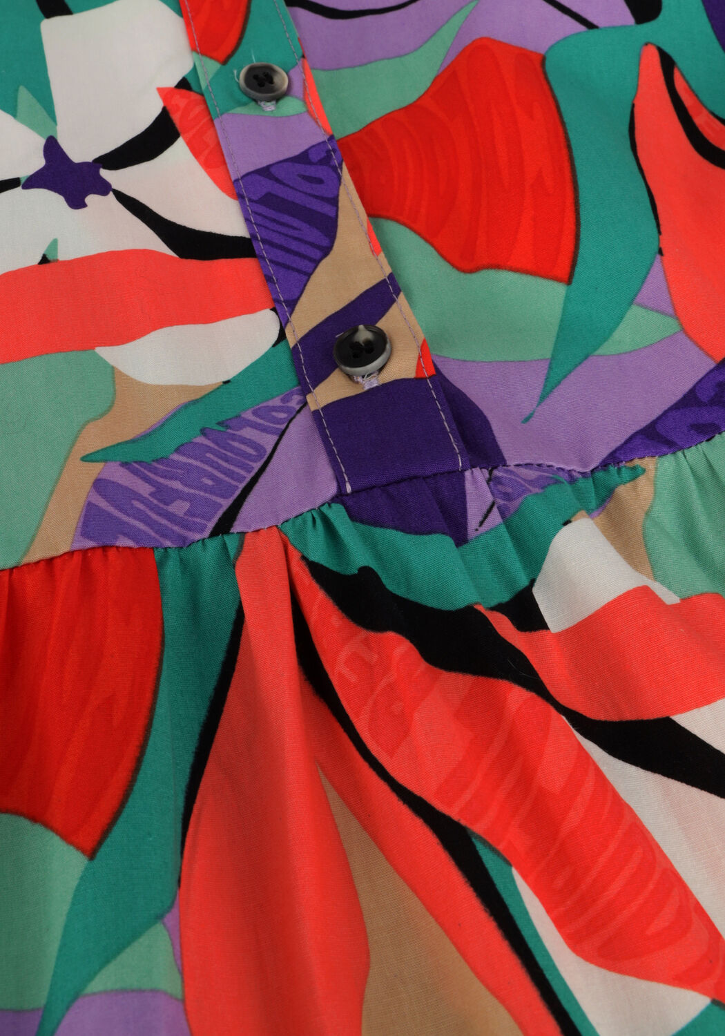 Multi COLOURFUL REBEL Maxi jurk VIANNE BIG FLOWER MAXI DRESS - large