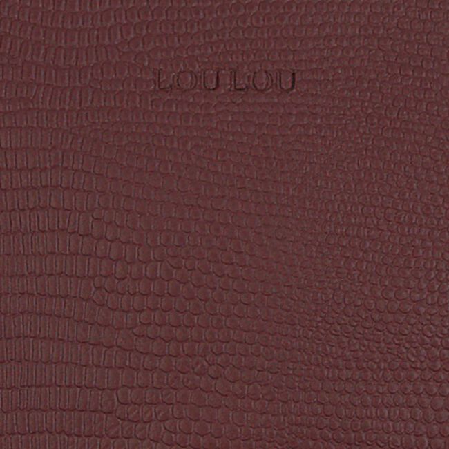 Rode LOULOU ESSENTIELS Schoudertas 42BAG SMALL LOVELY LIZARD Rode LOULOU ESSENTIELS Schoudertas 42BAG SMALL LOVELY LIZARD - large