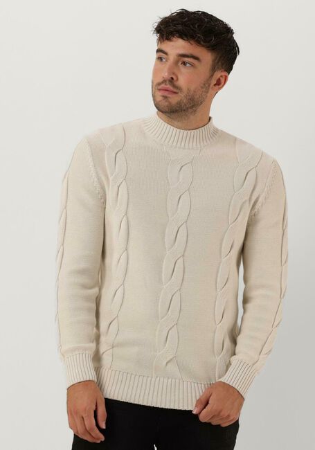 Gebroken wit PUREWHITE Trui MOCKNECK KNIT WITH CABLE DETAILS - large