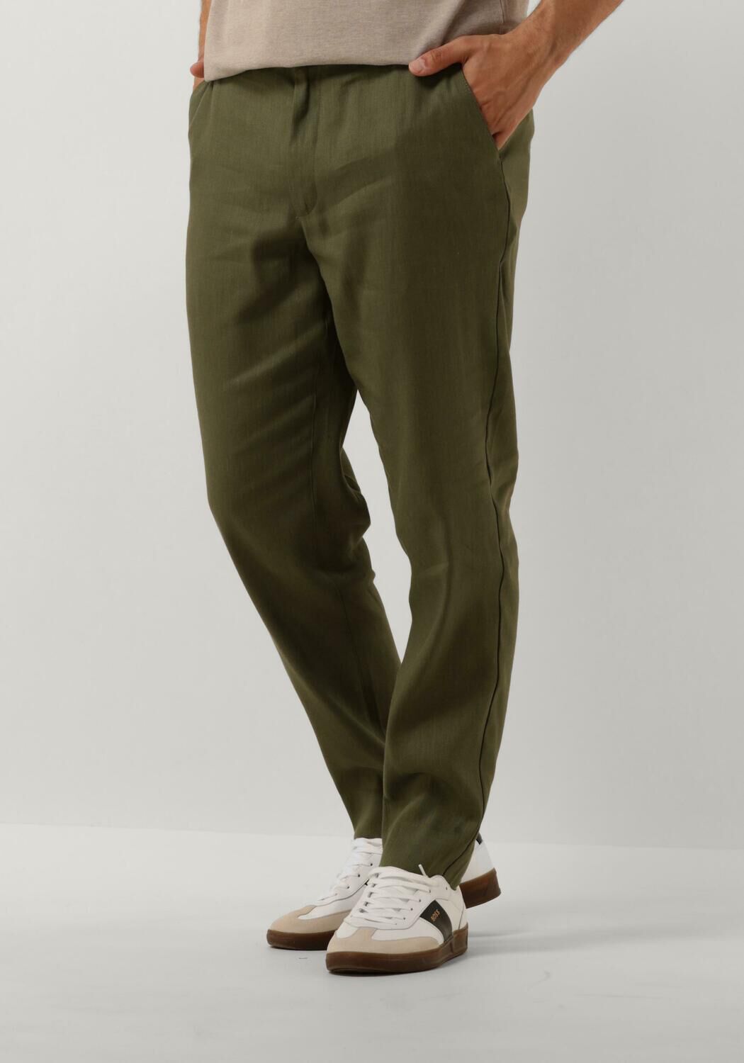Plain Units Groene Theo Broek Green Heren