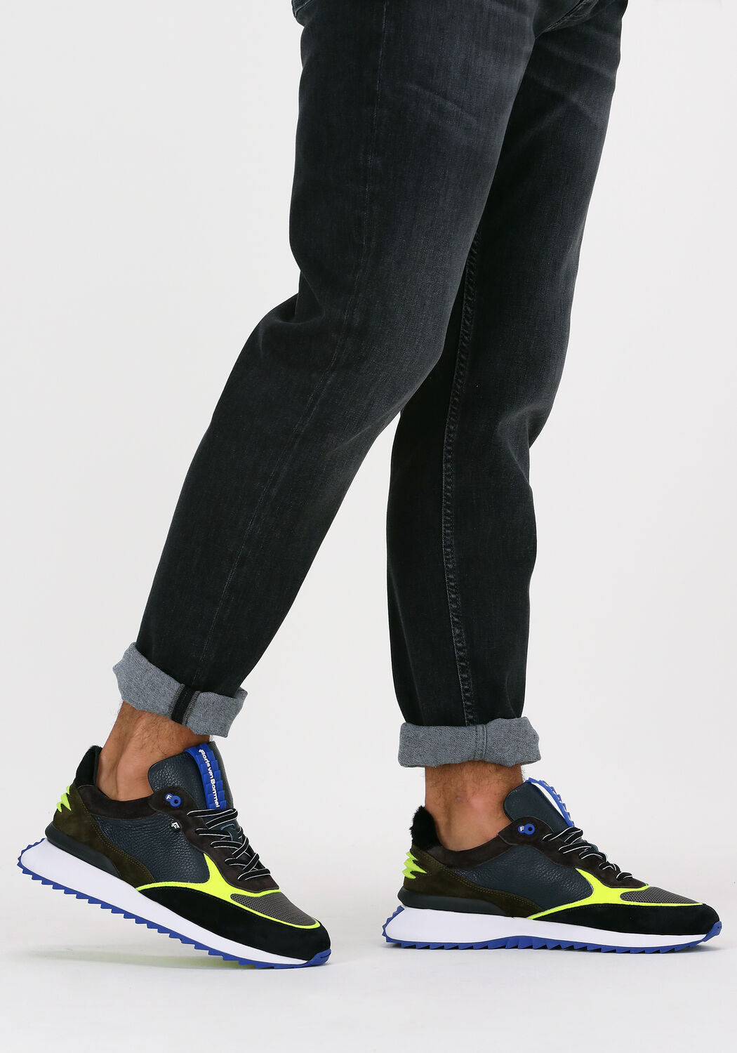 Blauwe FLORIS VAN BOMMEL Lage sneakers 16486 - large