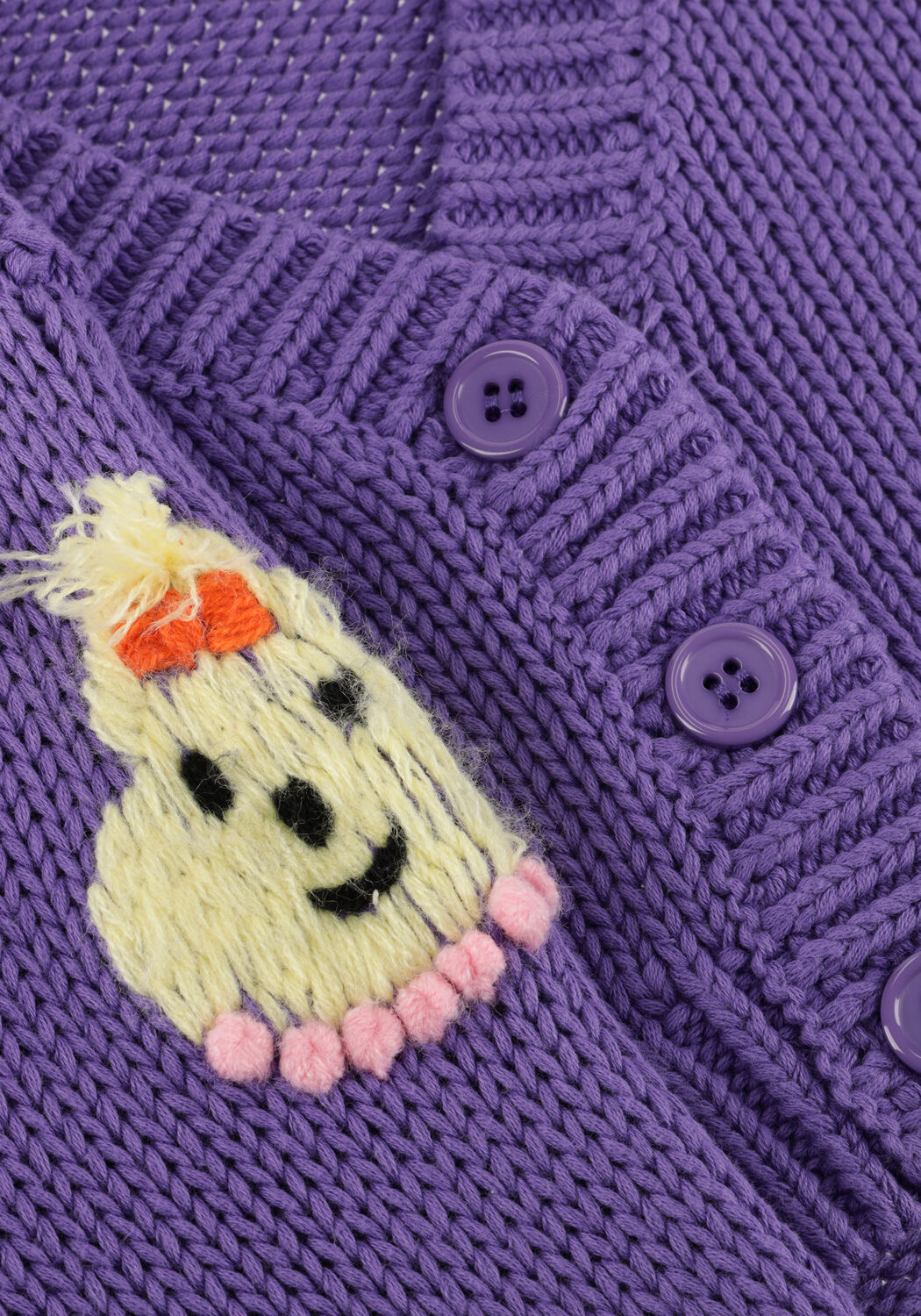 Paarse DAILY BRAT Trui LADY ARABELLA CARDIGAN - large