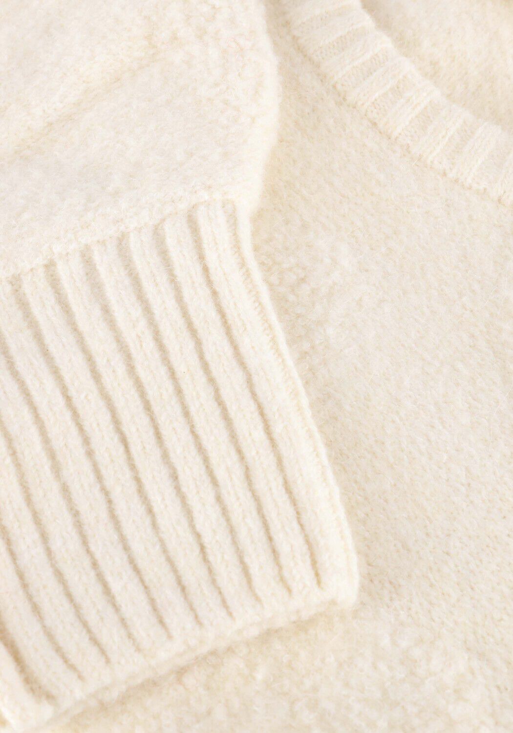 Ecru FABIENNE CHAPOT Trui BIBIAN HEART PULLOVER - large