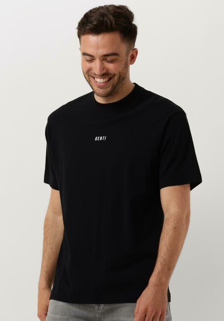 Zwarte GENTI T-shirt J9079-1223 - large