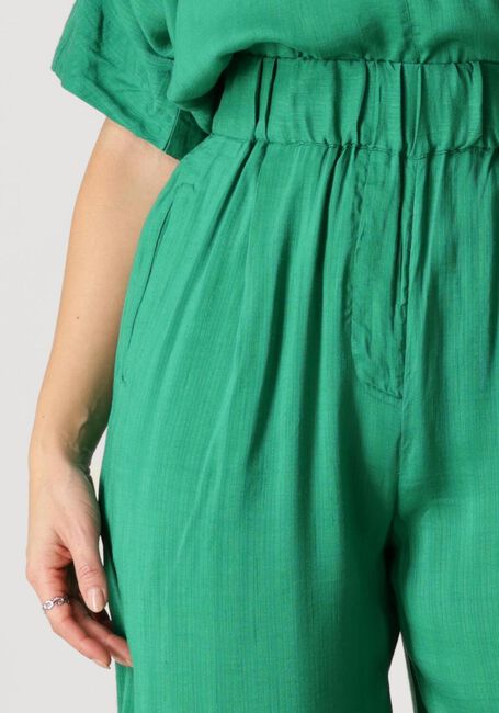 Groene BY-BAR Wijde broek BENJI DOBBY PANT - large