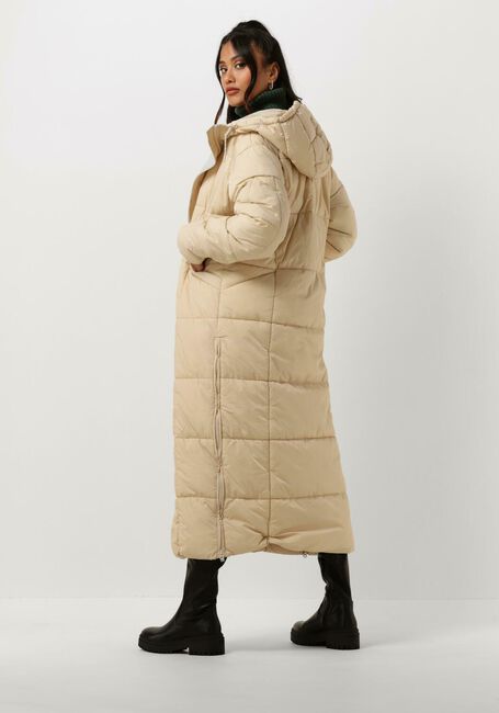 Zand ANOTHER LABEL Gewatteerde jas MILLE LONG PUFFER - large