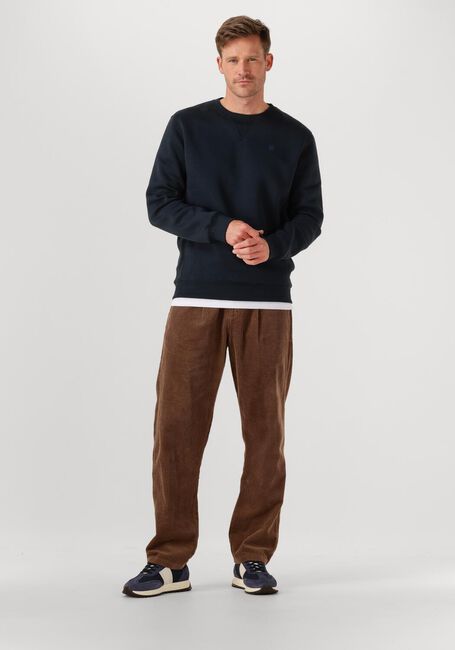 Donkerblauwe G-STAR RAW Sweater PREMIUM CORE R SW L/S - large