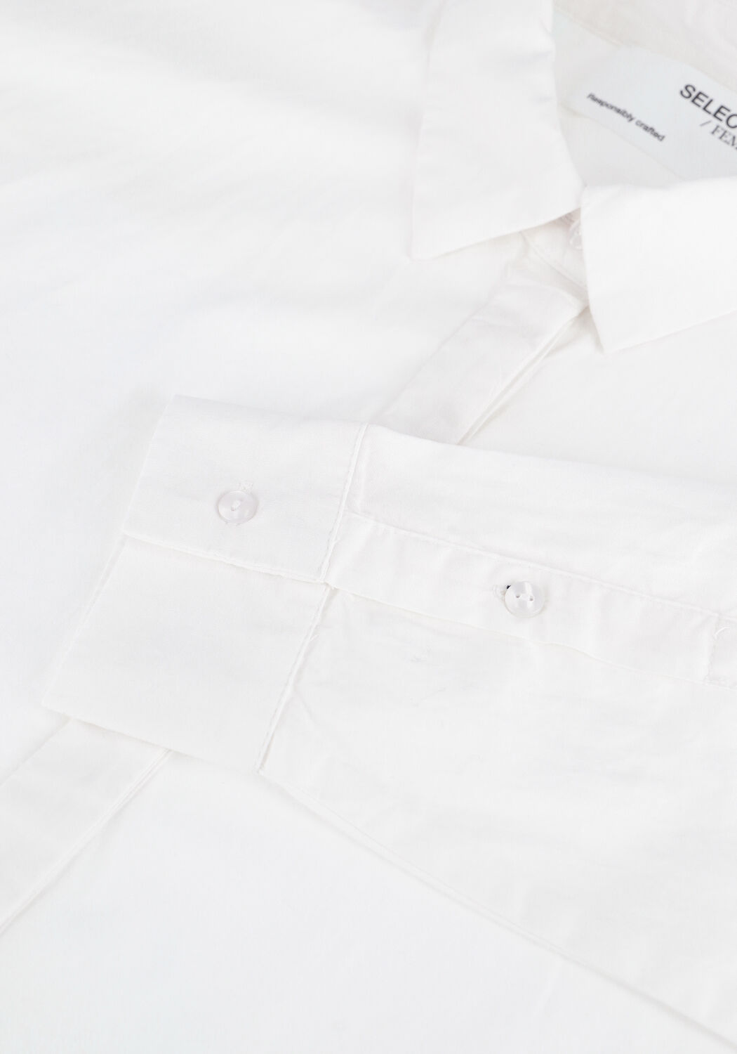 Witte SELECTED WOMEN Blouses HEMA LS SHIRT B BRIGHT - large