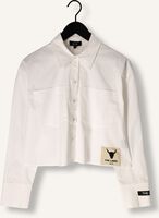 Witte ALIX THE LABEL Blouses LADIES WOVEN CROPPED BLOUSE Witte ALIX THE LABEL Blouses LADIES WOVEN CROPPED BLOUSE - medium
