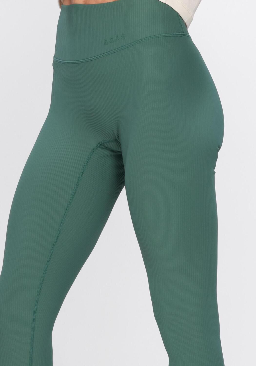 Groene BJORN BORG Broeken STUDIO RIBBED TIGHTS - large