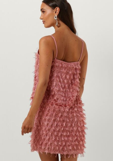Roze NEO NOIR Mini jurk LILJA FRINGE DRESS - large