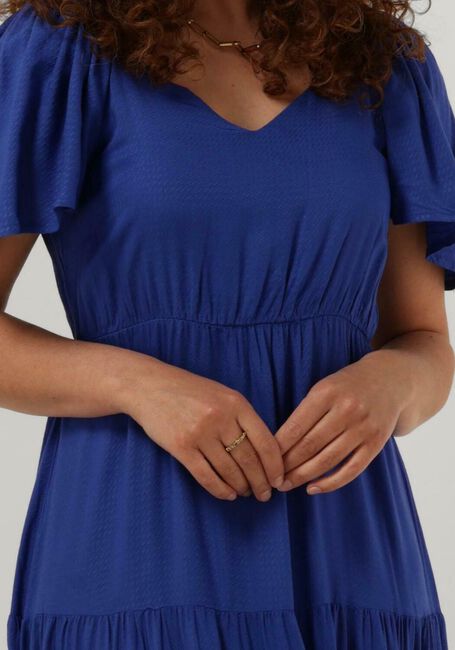 Blauwe Y.A.S. Maxi jurk YASTORONTO SS ANKLE DRESS - large