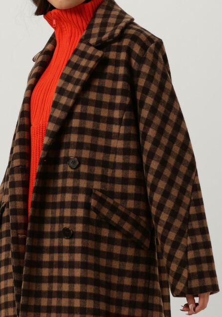 Bruine SELECTED FEMME Mantel NEW ELEMENT WOOL COAT B - large
