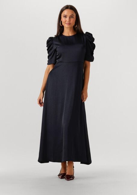 Donkerblauwe NEO NOIR Maxi jurk BENUTI SOLID DRESS - large