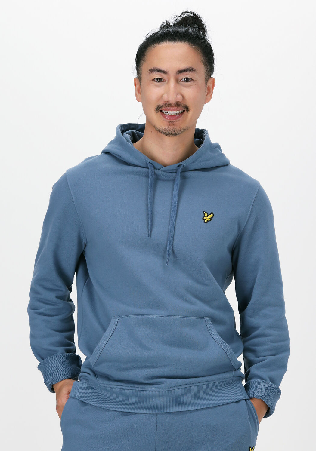 Lyle and scott hoodie blauw outlet