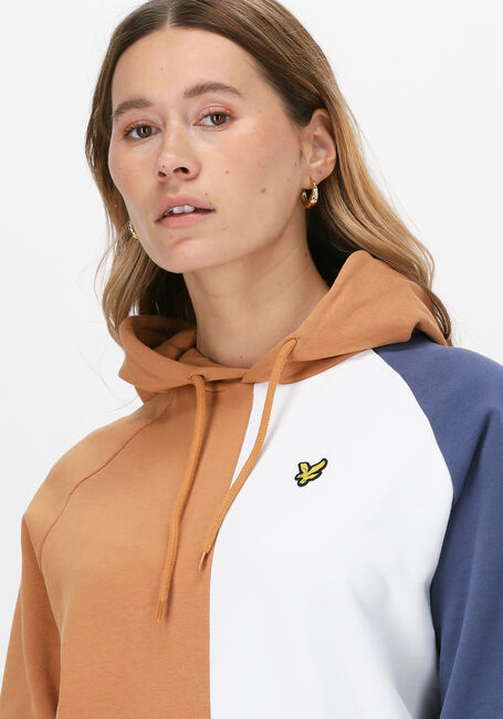 Multi LYLE & SCOTT Sweater PATCHWORK HOODIE - large