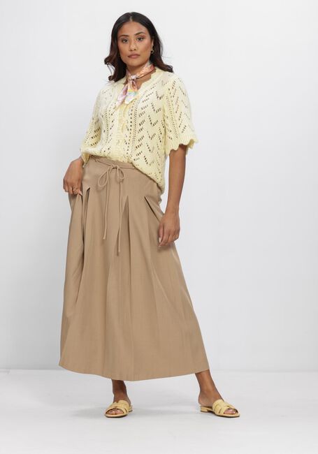 Gele Y.A.S. Truien/vesten YASVIENNA SS KNIT CARDIGAN S. - large