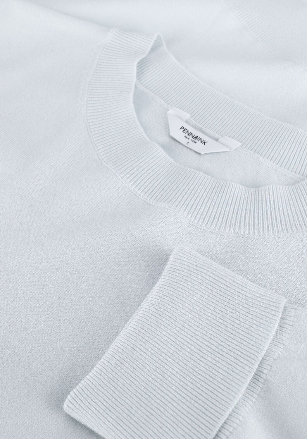 Groene PENN & INK Trui S22B135 - large