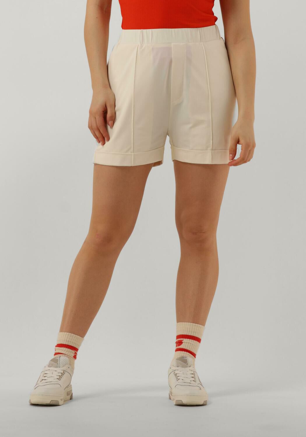 Penn&Ink N.Y Ecru Shorts voor Dames Beige Dames