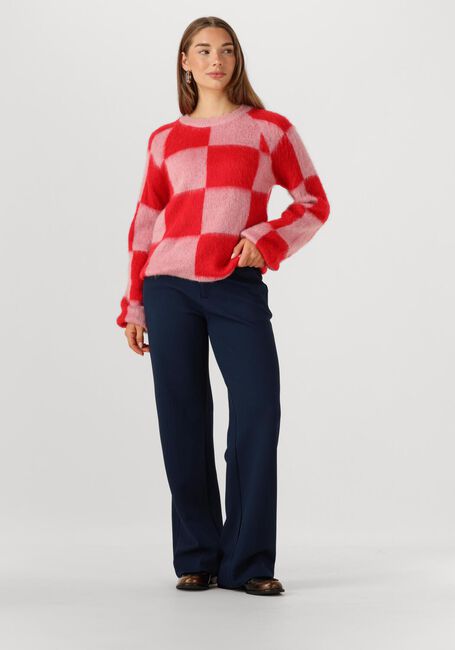Donkerblauwe POM AMSTERDAM Wijde broek PANTS - LARA ETERNAL BLUE - large