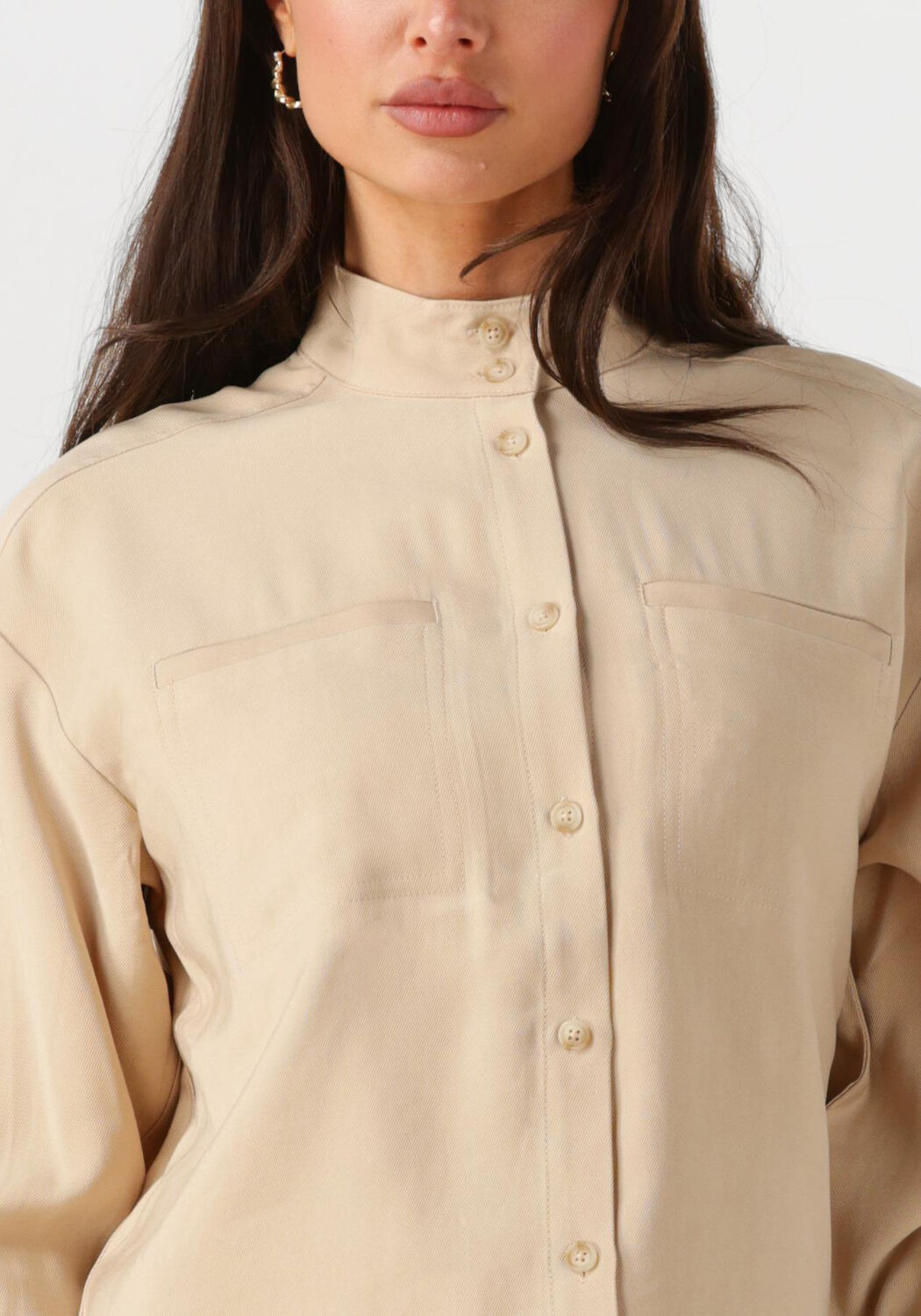 MSCH COPENHAGEN Dames Blouses Mschimila Selia Shirt Beige
