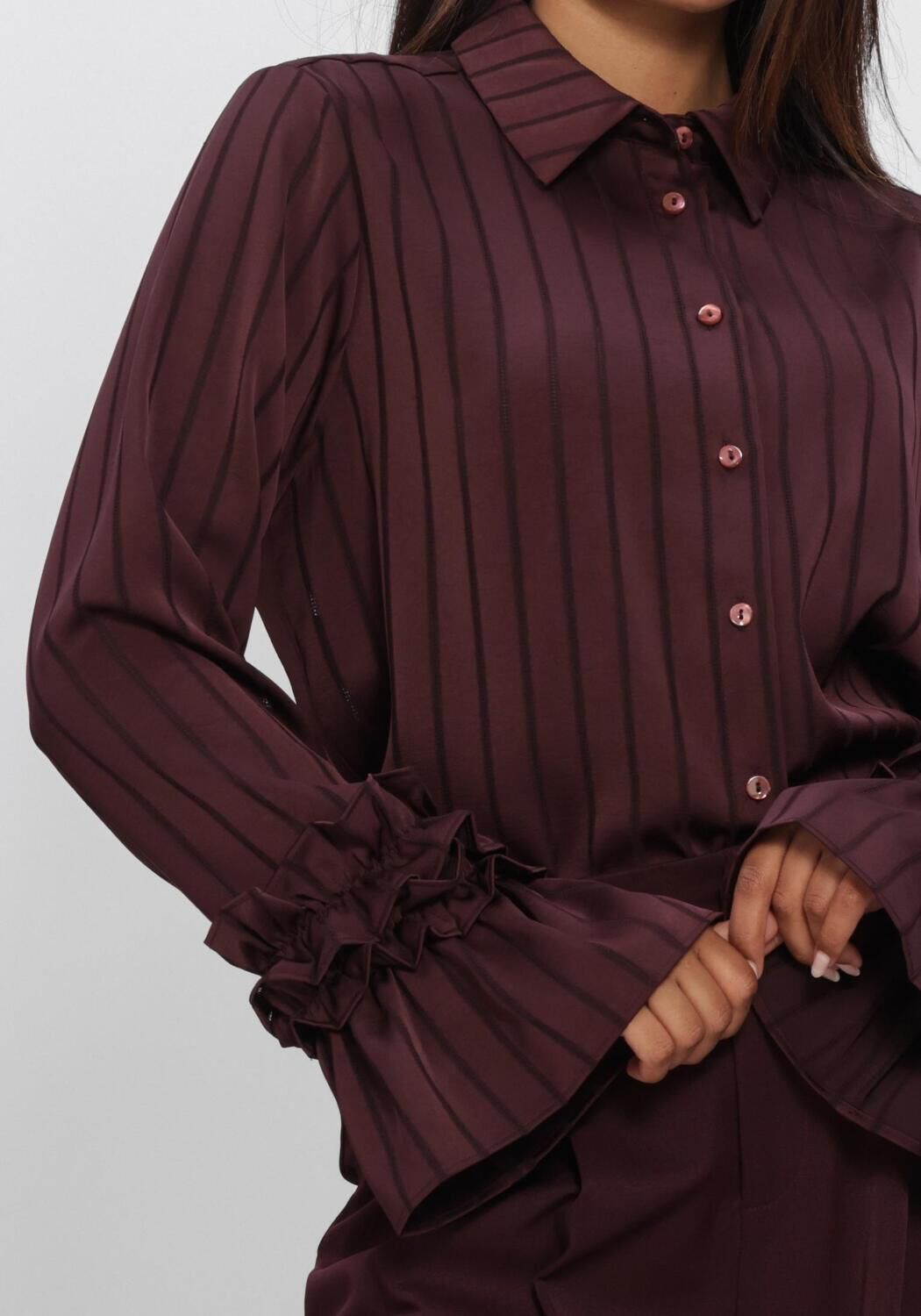Bordeaux NUKUS Blouses AMALIA BLOUSE STRIPE - large