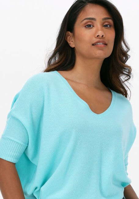 Turquoise NOT SHY Trui AIMEE - large