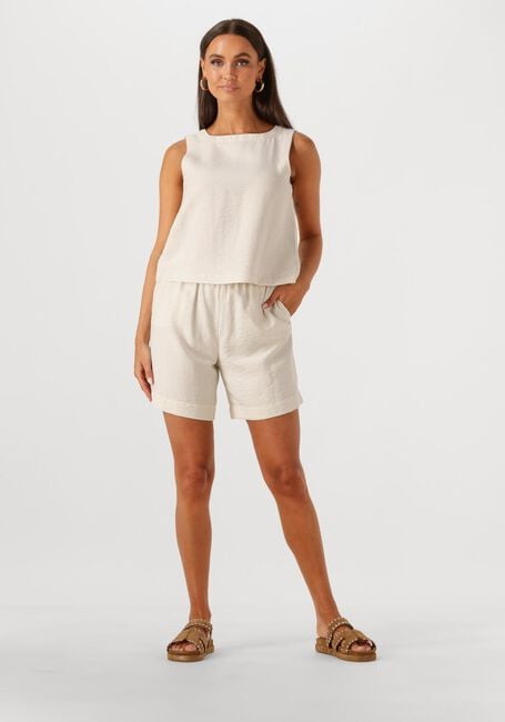 Ecru MSCH COPENHAGEN Korte broek MSCHDISA HW SHORTS - large