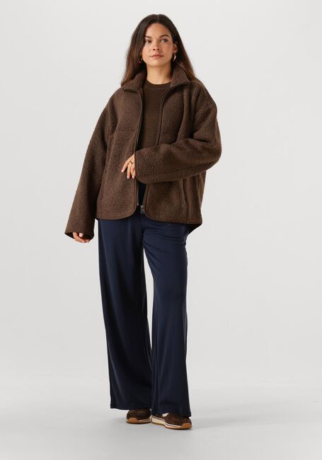 Bruine MSCH COPENHAGEN Teddy jas MSCHLETHA JACKET - large