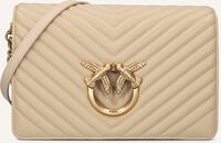 Beige PINKO Handtas LOVE CLICK CLASSIC SHEEP - medium