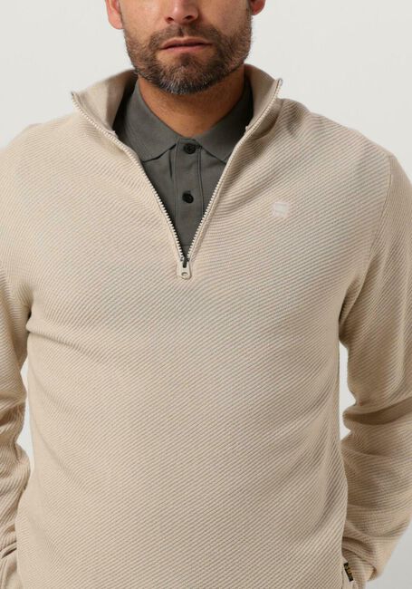 Zand G-STAR RAW Trui MOSS SKIPPER KNIT - large