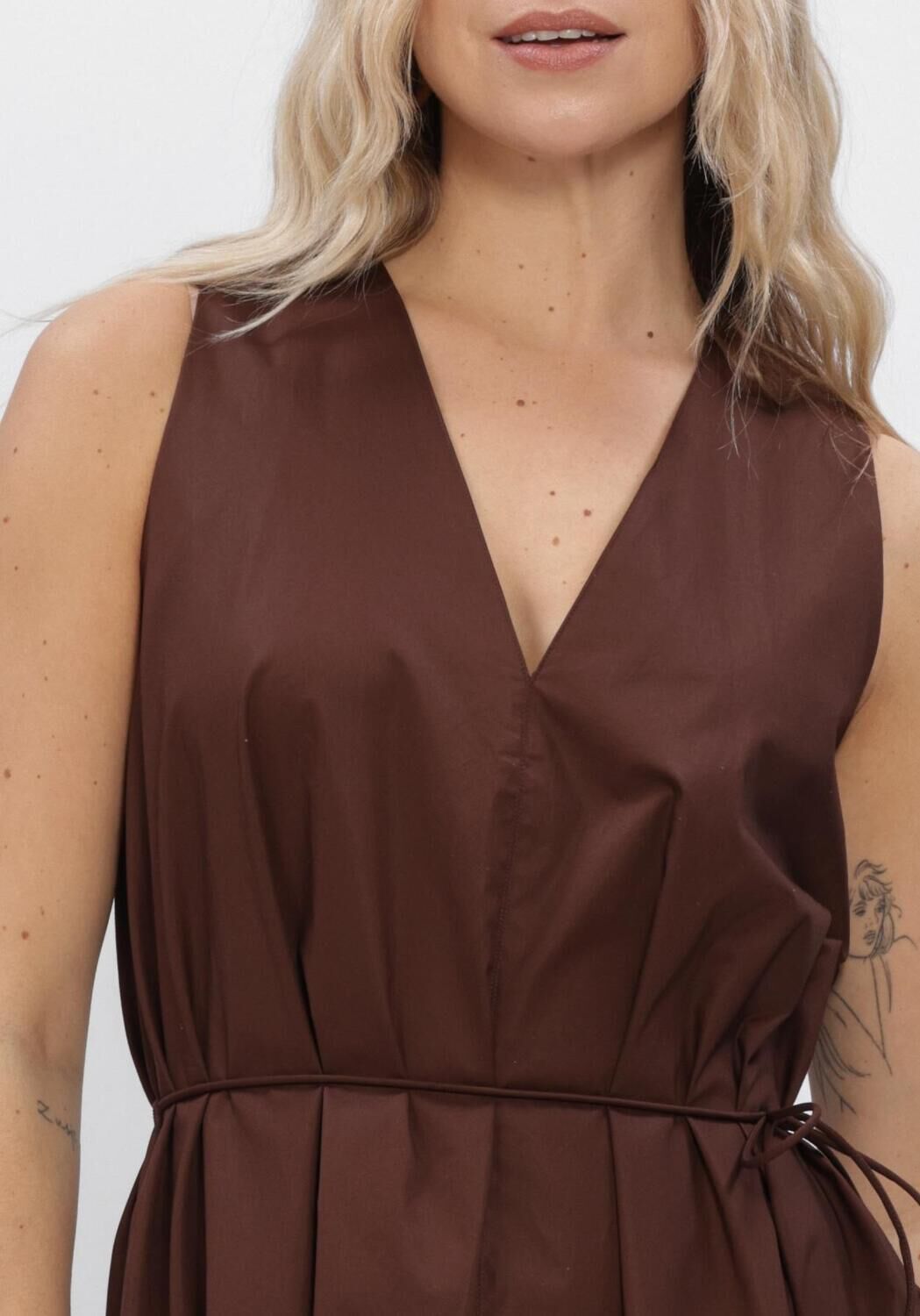 Bruine TWINSET MILANO Jurken 261TT2250 - large