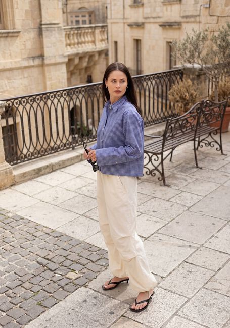 Blauwe ENVII Blouses ENWEB LS SHORT SHIRT CH 7354 - large