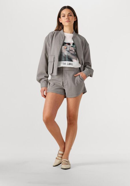 Witte ALIX THE LABEL T-shirt LADIES KNITTED POLAROID TSHIRT - large