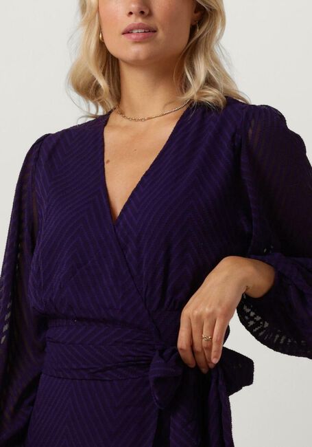 Paarse FREEBIRD Mini jurk WV-ZIGZAG-JACQ-PES-23-3 - large