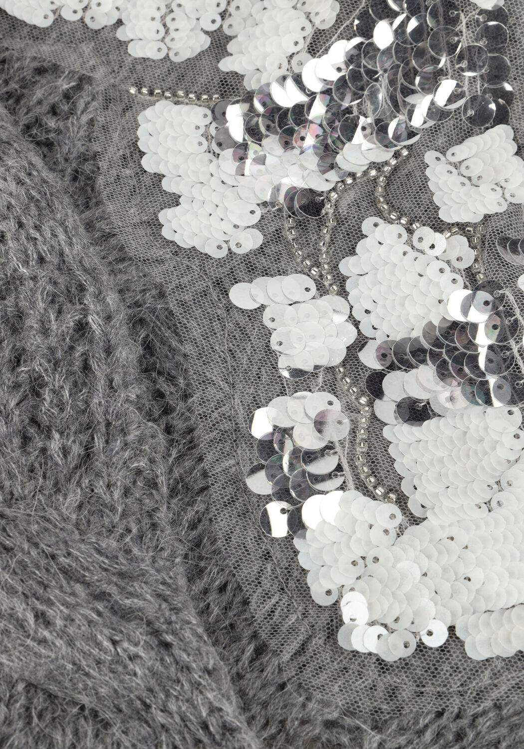 Grijze LIU JO Trui MAGLIA CHIUSA M/L - large