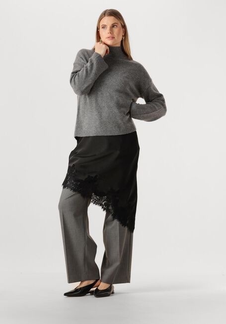 Grijze SELECTED WOMEN Trui SLFCILLE CASHMERE BLEND HIGH  NECK NOOS - large