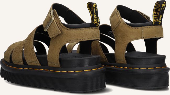 Groene DR MARTENS Platte sandalen BLAIRE Groene DR MARTENS Platte sandalen BLAIRE - large
