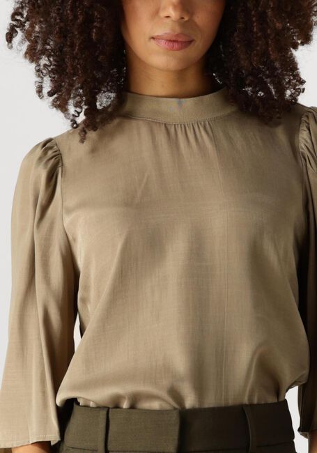 Olijf MINUS T-shirt RAVENA ROUND NECK BLOUSE - large