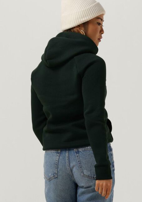 Donkergroene PEAK PERFORMANCE Trui W ORIGINAL HOOD - large