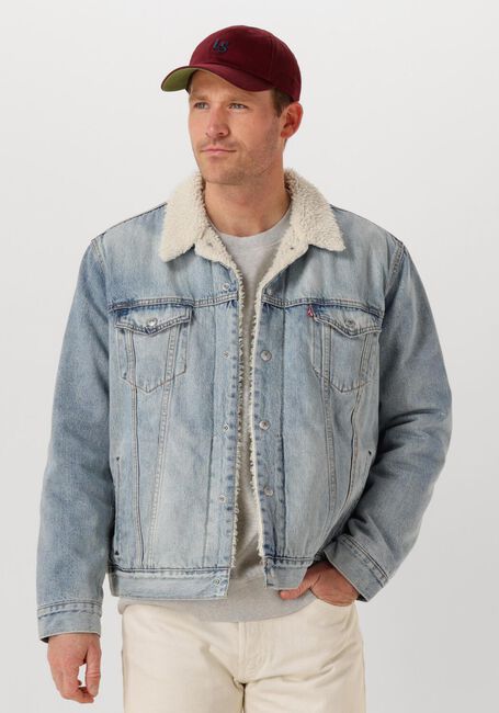 Lichtblauwe LEVI'S Spijkerjas TYPE 3 SHERPA TRUCKER - large
