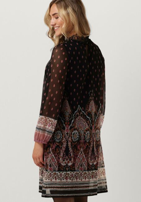 Zwarte ANA ALCAZAR Midi jurk DRESS LACE NECK - large