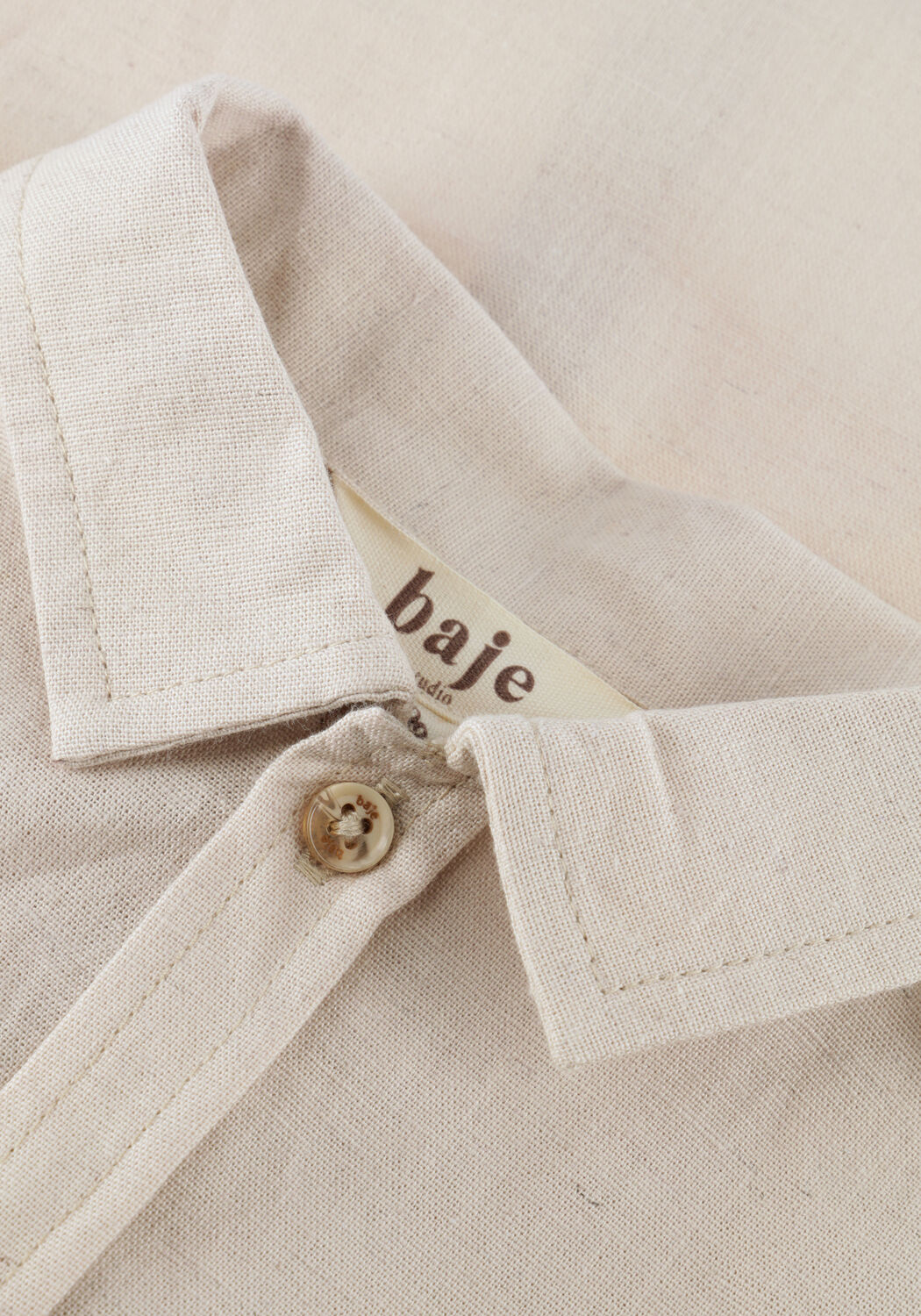 Beige BAJE STUDIO T-shirt MOISES - large